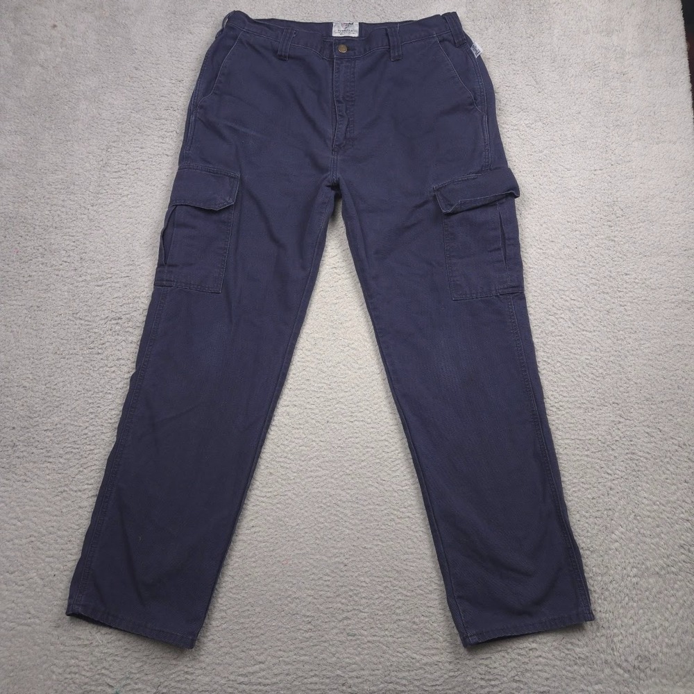 Tyndale K215T FR Utility Cargo Pants Men 36x32 CAT 2 NFPA 2112 Navy USA
